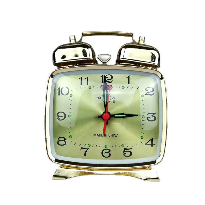 Outdoor Furniture Vintage - Metal Mechanical Alarm Clock Clockwork Vintage