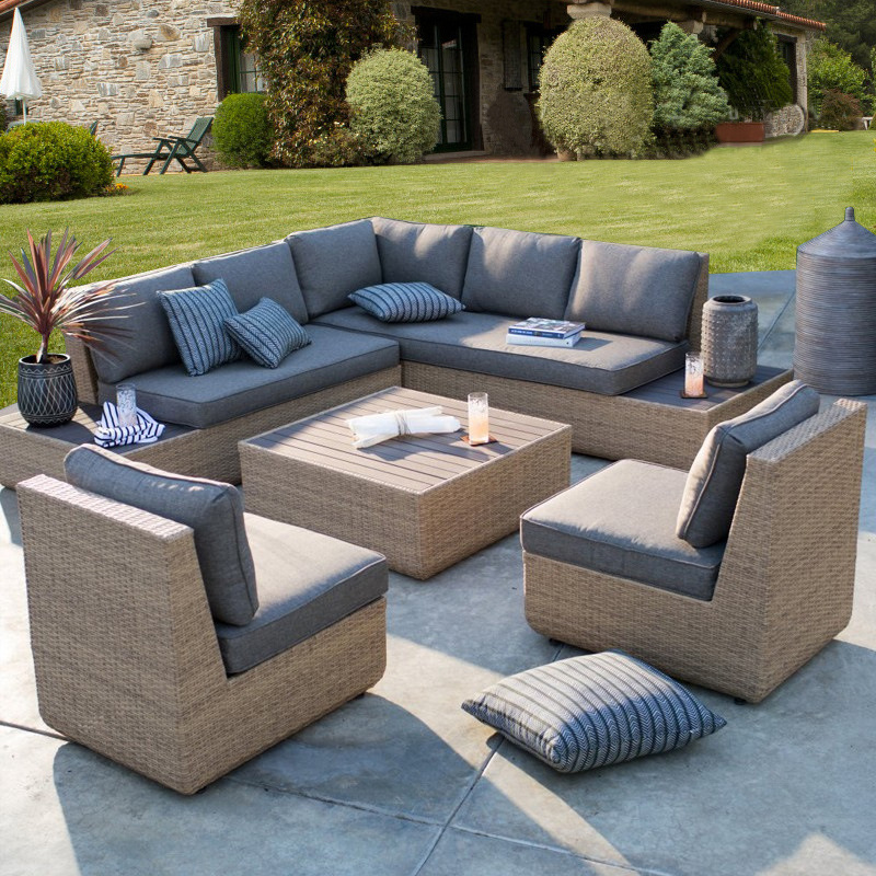 Outdoor Furniture For Sale - Outdoor Sofa Courtyard Rattan Garden Hotel