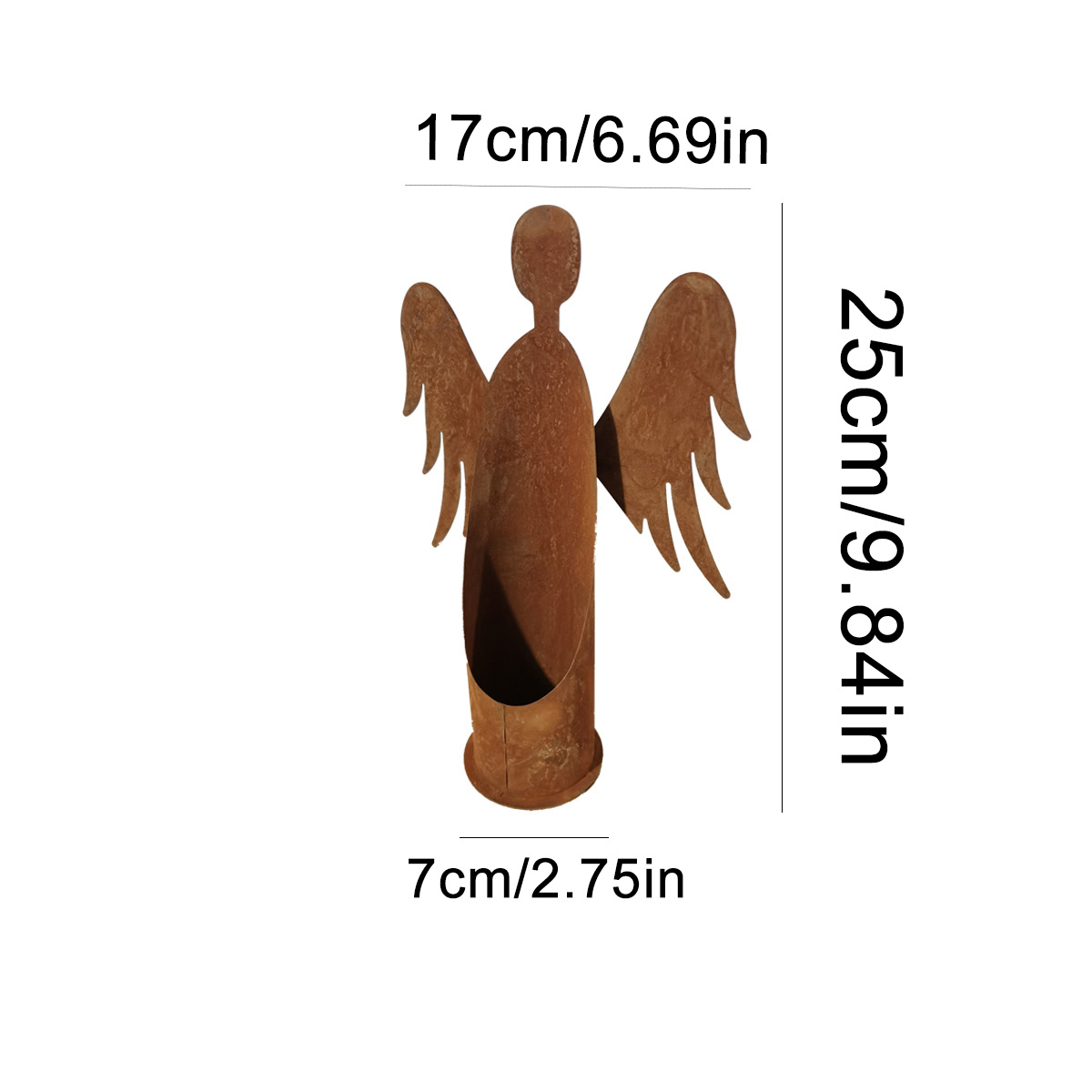 1Pc Iron Garden Sculpture, Vin - Outdoor Furniture Vintage review and price