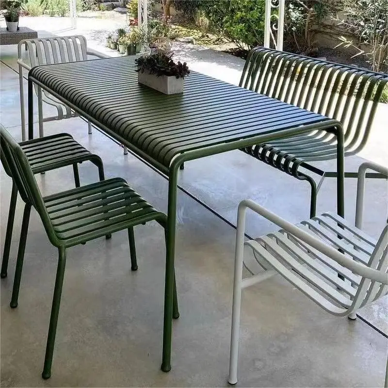 Wrought iron modern simple bal - Outdoor Furniture For Cafe review and price