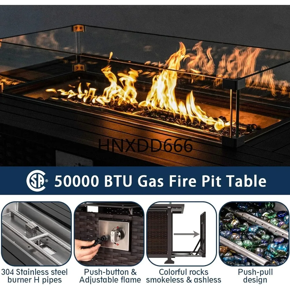 Patio Furniture Set with Fire  - Outdoor Furniture Set With Fire Pit review and price