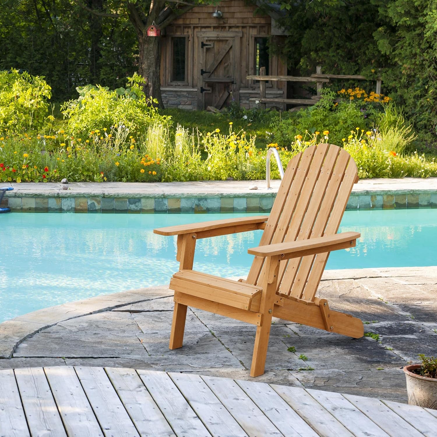 Folding Adirondack Chair Set o - Outdoor Furniture Set With Fire Pit review and price