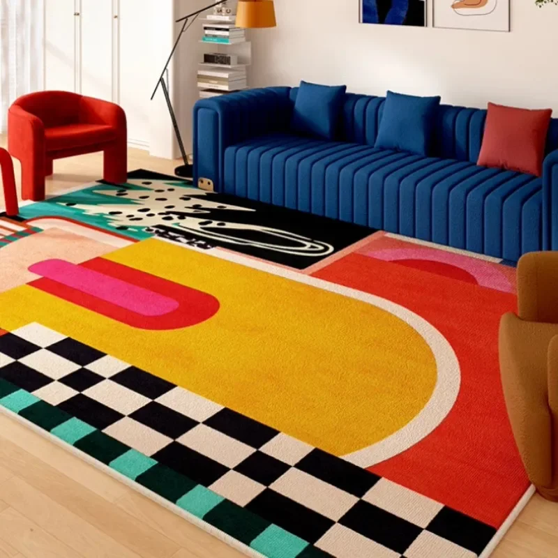 Living Room Carpet Art Irregul - Outdoor Furniture For Cafe review and price
