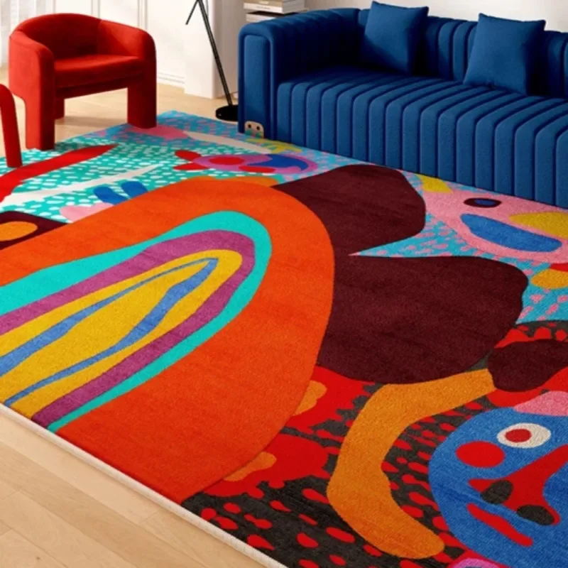 Living Room Carpet Art Irregul - Outdoor Furniture For Cafe review and price