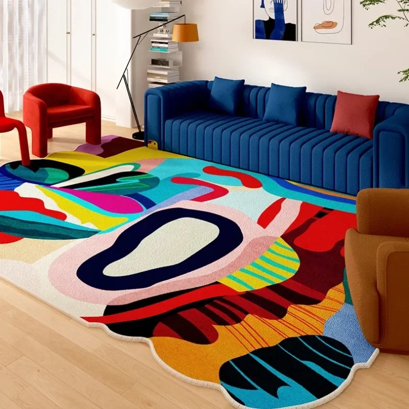 Living Room Carpet Art Irregul - Outdoor Furniture For Cafe review and price