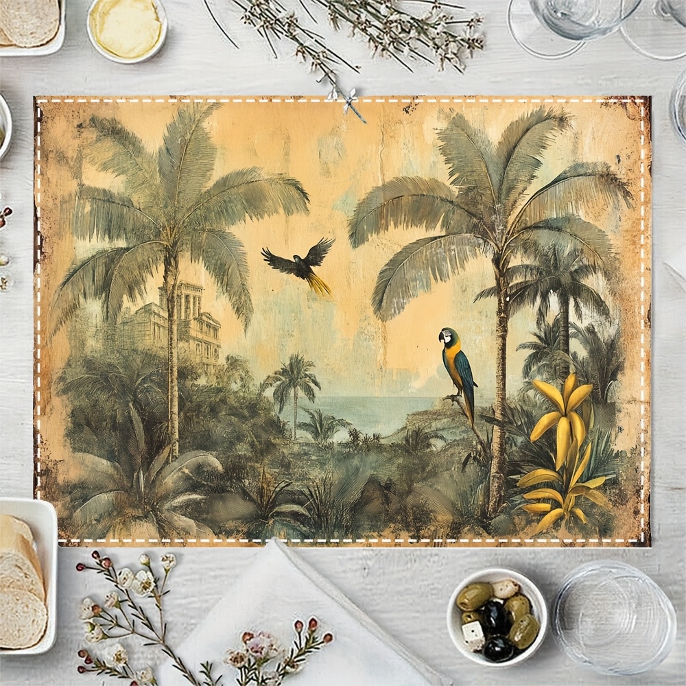 VIKAMA Tropical-Style Placemat - Outdoor Furniture Vintage review and price