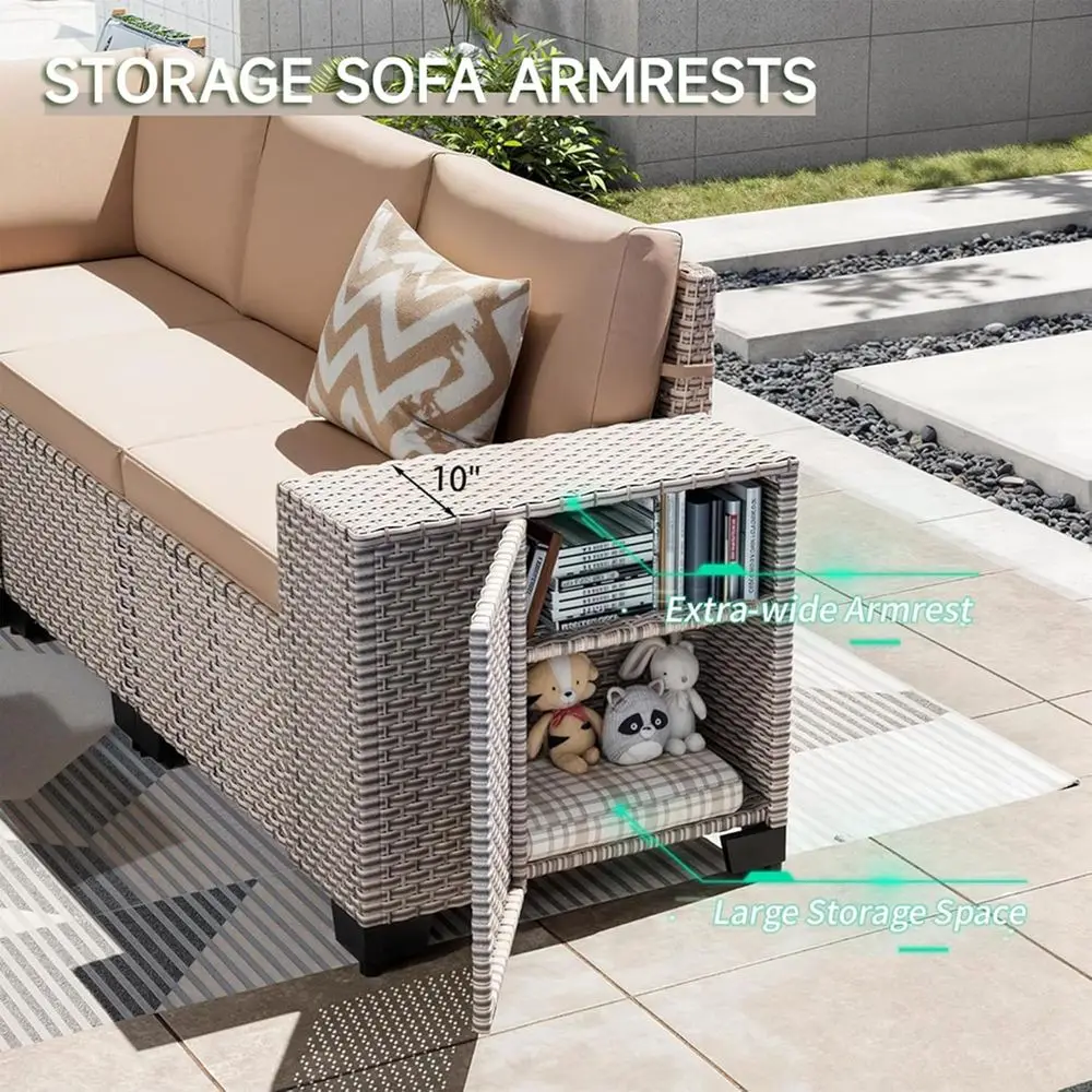 7-Piece Outdoor Patio Furnitur - Outdoor Furniture Set With Fire Pit review and price