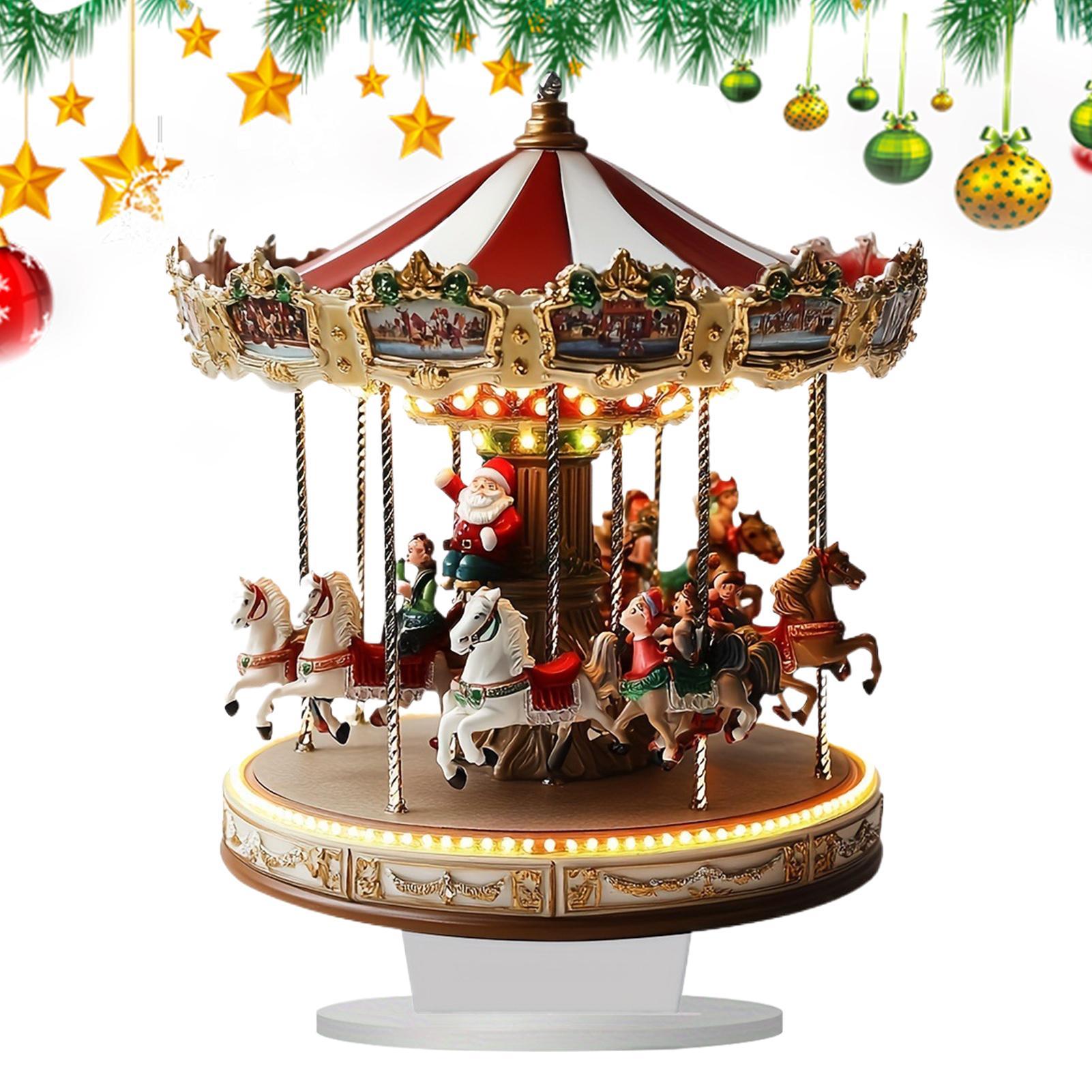 Christmas Table Decor Carousel - Outdoor Furniture Vintage review and price