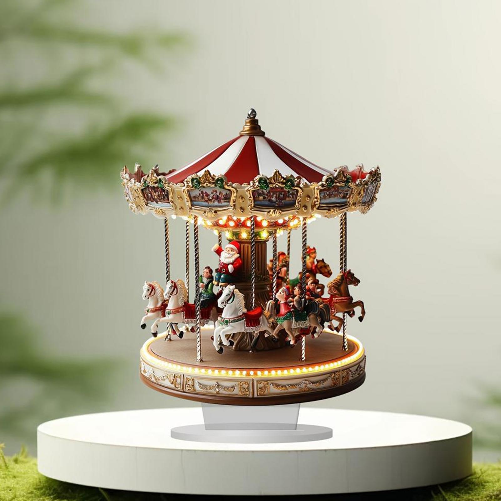 Christmas Table Decor Carousel - Outdoor Furniture Vintage review and price