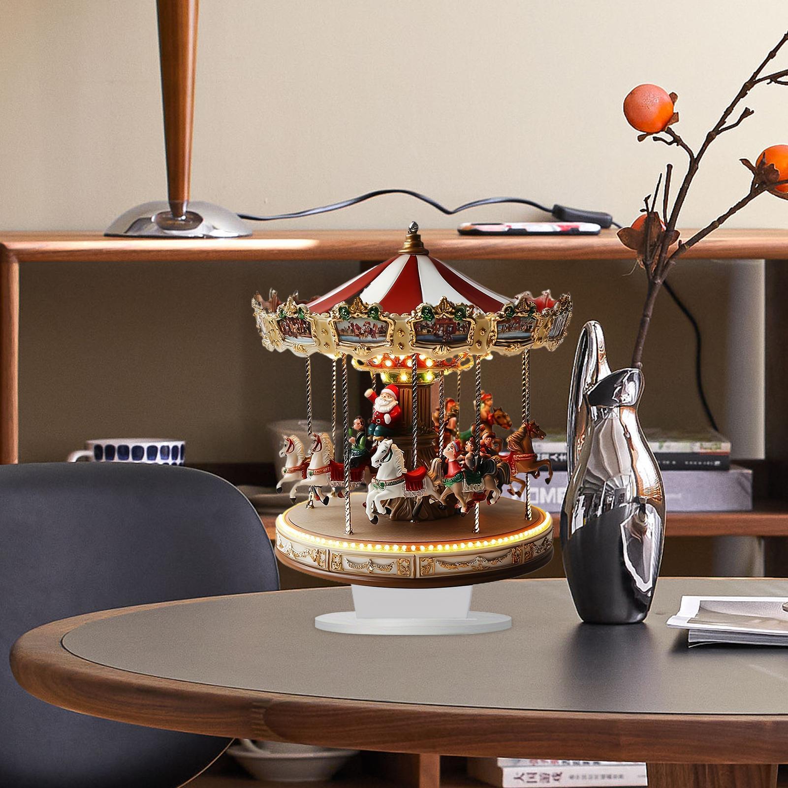 Christmas Table Decor Carousel - Outdoor Furniture Vintage review and price