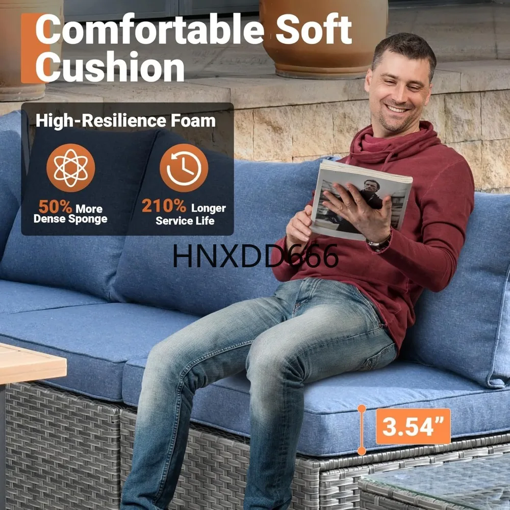 Outdoor 8 Piece Patio Furnitur - Outdoor Furniture Set With Fire Pit review and price