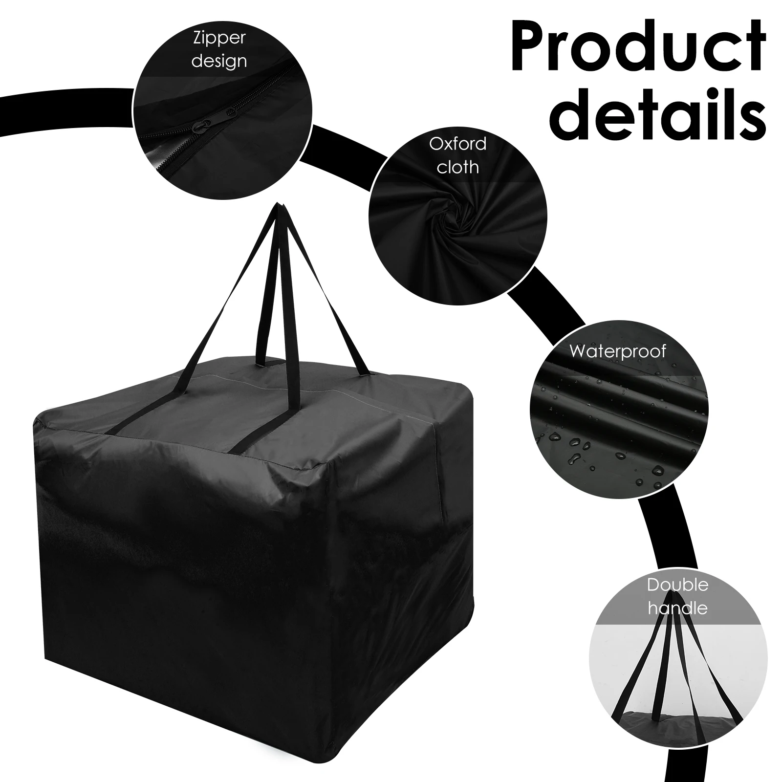 Cushion Storage Bag with Handl - Outdoor Furniture Types review and price